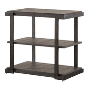 Modern View Tiered End Table in Gray image