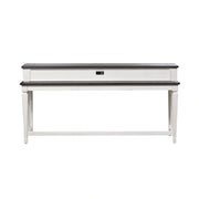 Allyson Park Console Bar Table in Wirebrushed White image