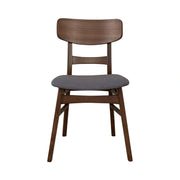 Space Savers Panel Back Side Chair- Grey (RTA) image