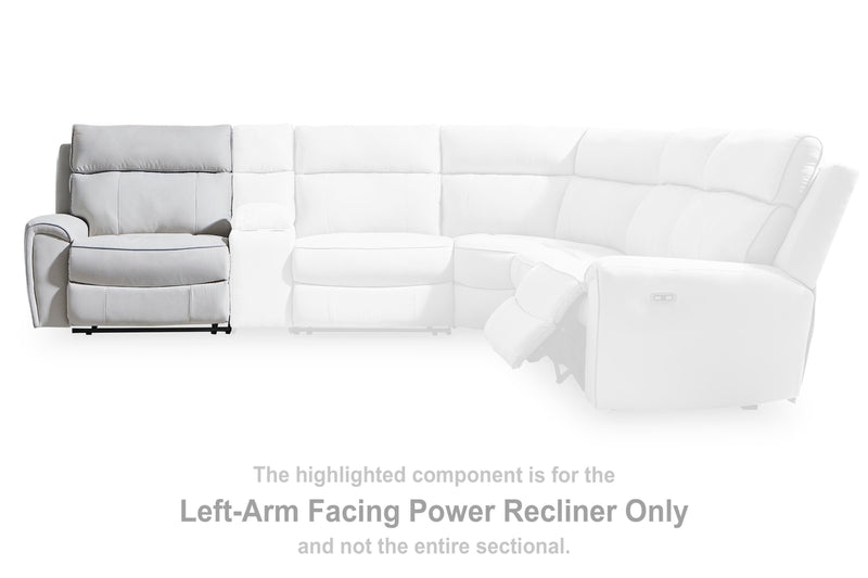 Grafton Pike Reclining Sectional with Storage Consoles