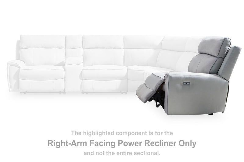 Grafton Pike Reclining Sectional with Storage Console