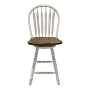 Carolina Crossing Windsor Swivel Counter Chair - White image