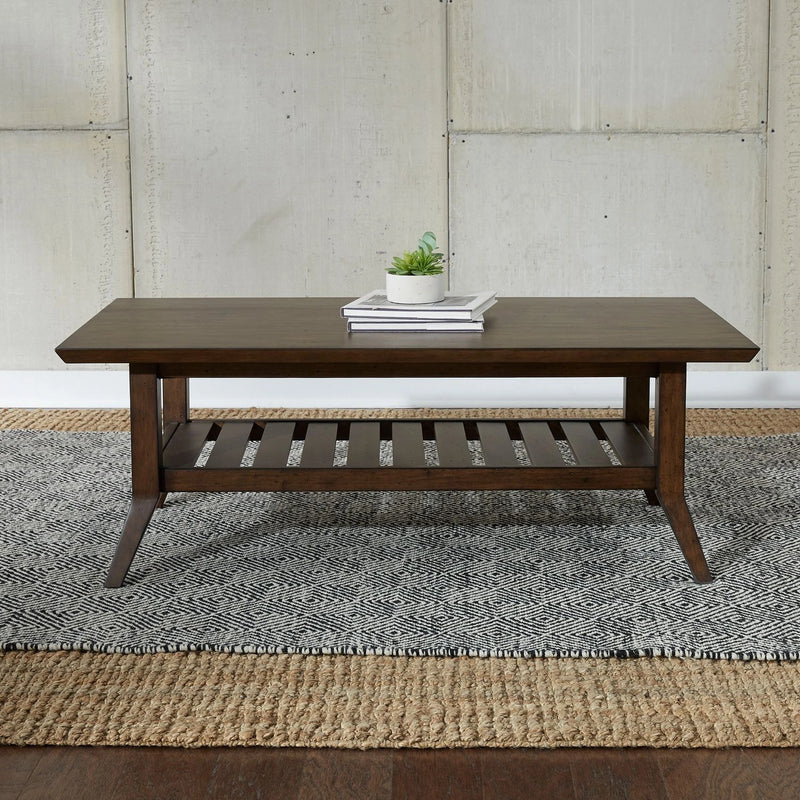 Ventura Blvd Rectangular Cocktail Table in Bronze image