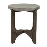 Cascade End Table in Wire Brush Rustic Brown image