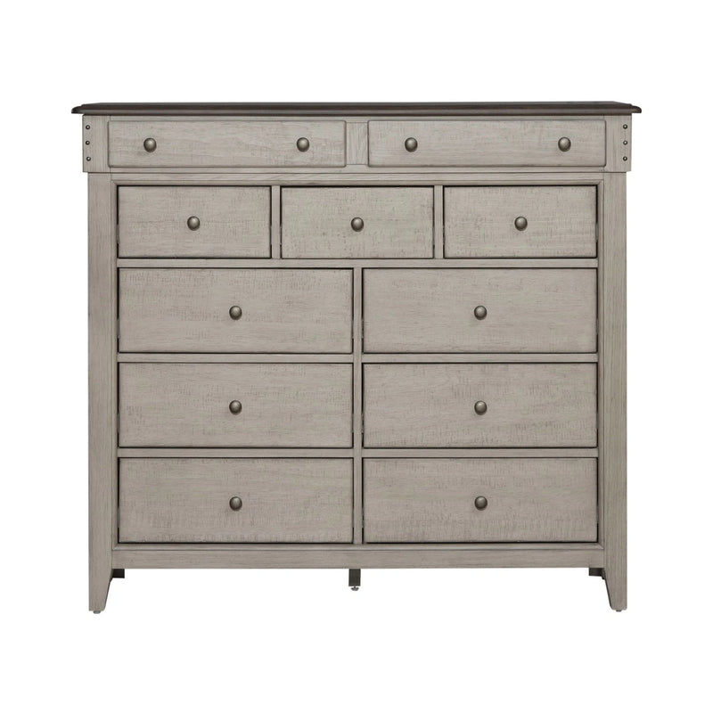 Ivy Hollow 11 Drawer Chesser in Weathered Linen image