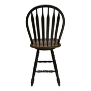 Carolina Crossing Windsor Swivel Counter Chair - Black image