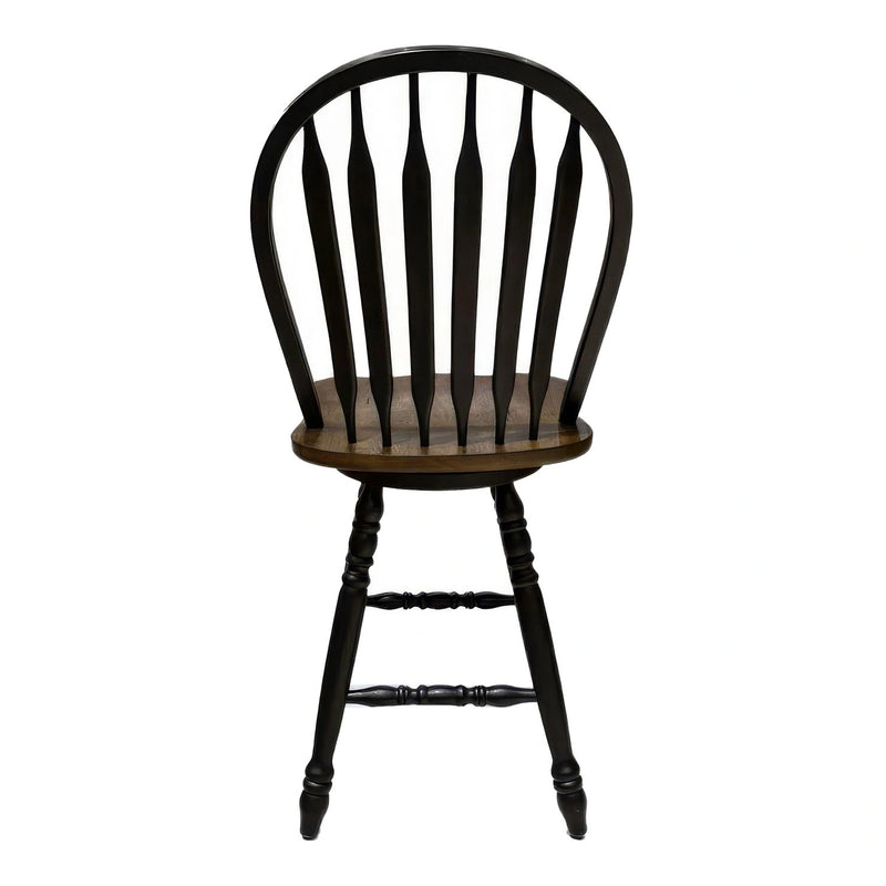 Carolina Crossing Windsor Swivel Counter Chair - Black image