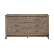 Avalon 6 Drawer Dresser in Burnished Beige image
