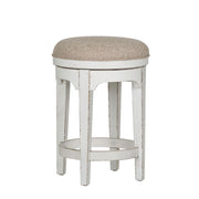 Magnolia Manor Console Swivel Stool in Antique White image