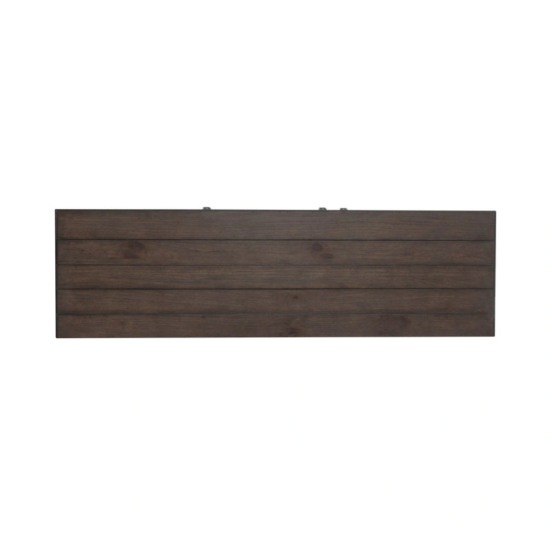 River Place Accent Server in Riverstone White & Tobacco image