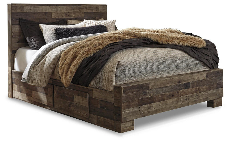 Derekson Bed with 2 Side Storage