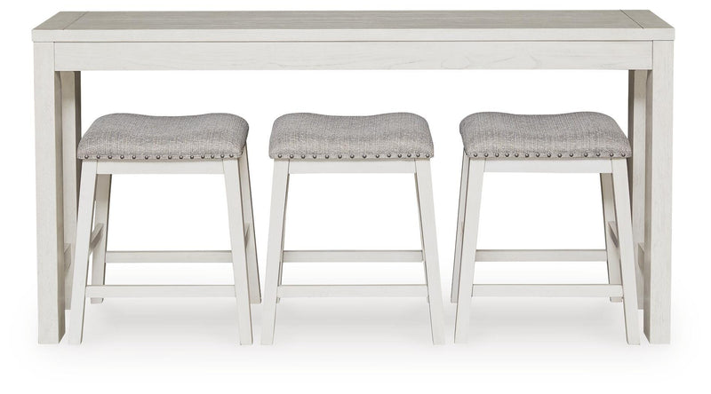 Robbinsdale Counter Height Dining Table and 3 Barstools Set