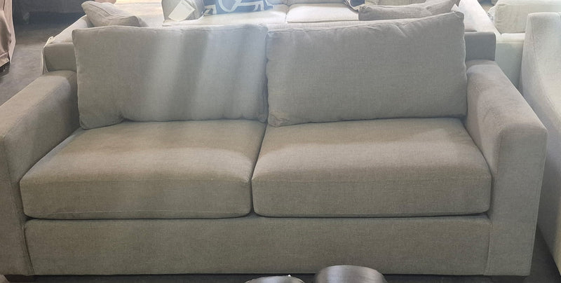 Basketweave Charcoal Sofa