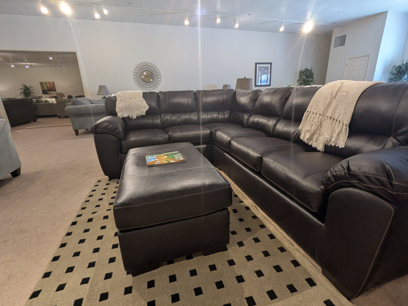 Austin Chocolate Ottoman