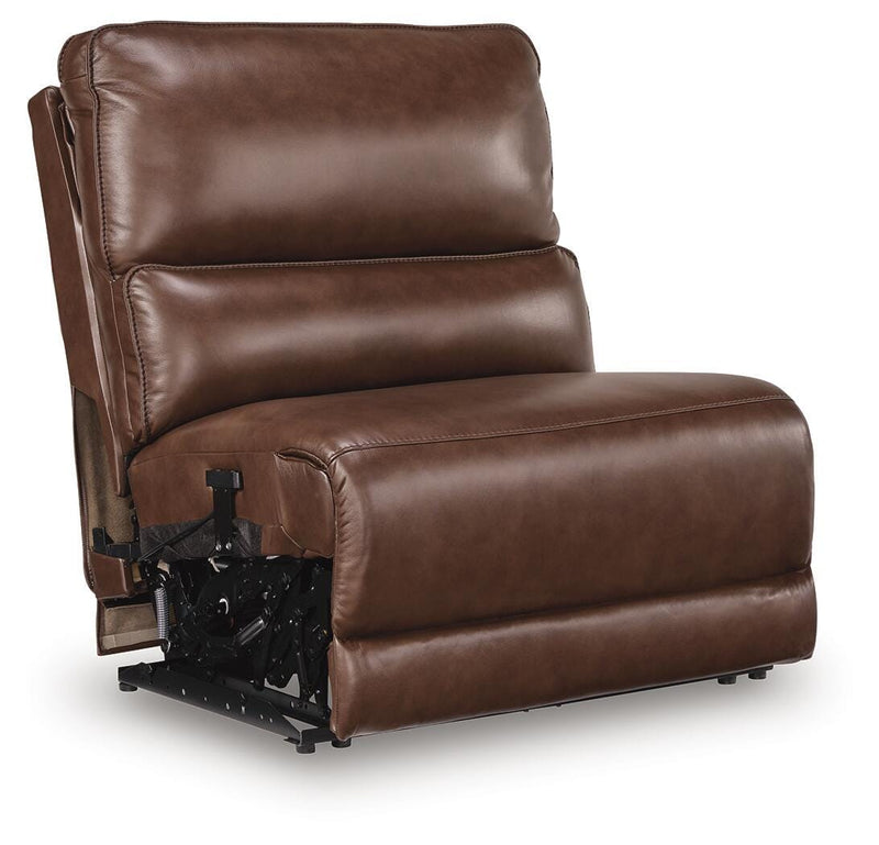 Silverbrooke Reclining Sectional with Double Chaise and Storage Consoles