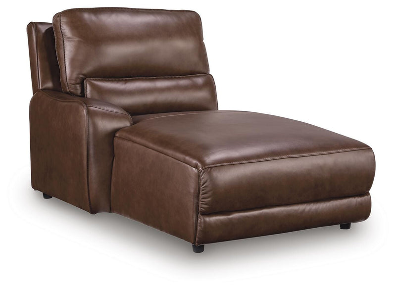 Silverbrooke Reclining Sectional with Chaise and Storage Console