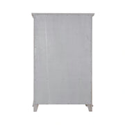 River Place Armoire in Riverstone White and Tobacco image