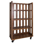 Arlington House Open Bookcase in Cobblestone Brown image