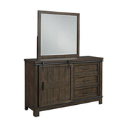 Thornwood Hills Bookcase Bed, Dresser & Mirror image
