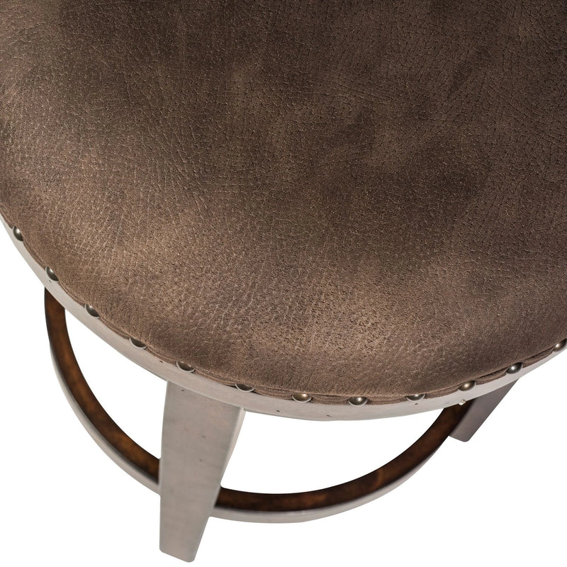 Aspen Skies Swivel Barstool in Russet Brown image