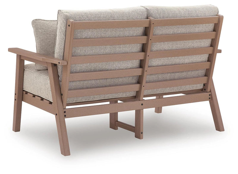 Cliffs Beach Outdoor Loveseat with Cushion