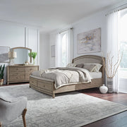 Avalon King Uph Storage Bed, Dresser & Mirror image