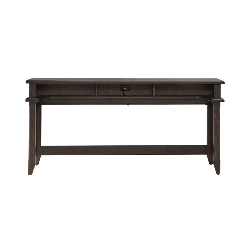 Paradise Valley Console Bar Table in Saddle Brown image
