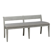 Farmhouse Reimagined Upholstered Bench (RTA) in Antique White image