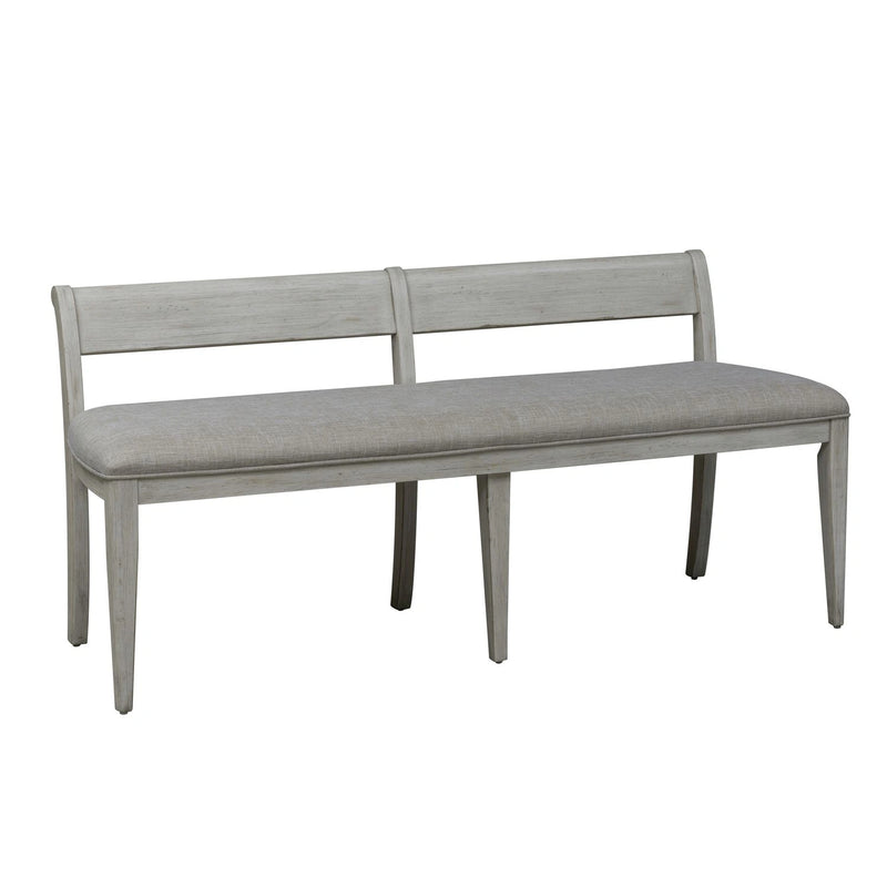 Farmhouse Reimagined Upholstered Bench (RTA) in Antique White image