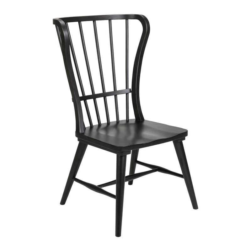River Place Windsor Back Side Chair - Black (RTA) image