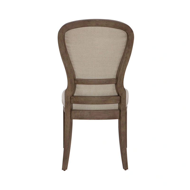Americana Farmhouse Uph Tufted Back Side Chair image