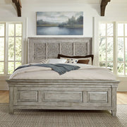 Heartland King Opt California Panel Bed, Dresser & Mirror, Night Stand image
