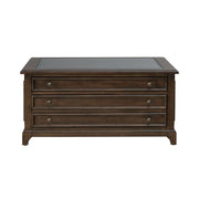 Arden Road Square Collector Cocktail Table in Satin Cherry image