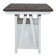 Farmhouse Gathering Table in White/Oak image