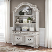 Magnolia Manor Opt Credenza & Hutch image