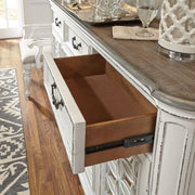 Magnolia Manor Hall Buffet in Antique White image