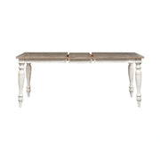 Whitney Rectangular Leg Table in Weathered Gray image