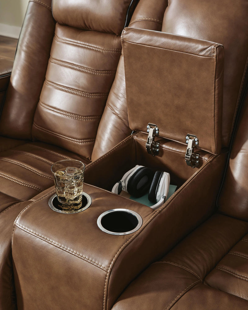 Metro Oasis Power Reclining Loveseat with Console