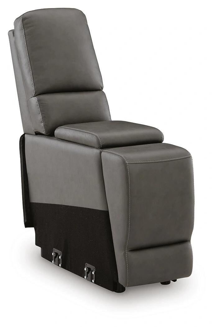5Z-Harrenhurst Power Reclining Sectional Loveseat with Console