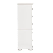Summer House 5 Drawer Chest in Oyster White image
