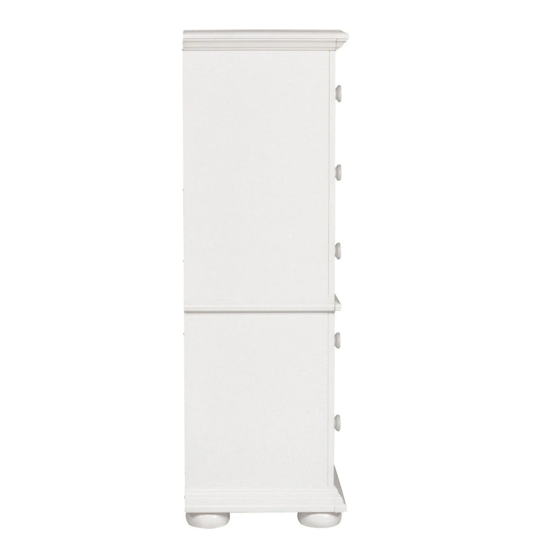 Summer House 5 Drawer Chest in Oyster White image