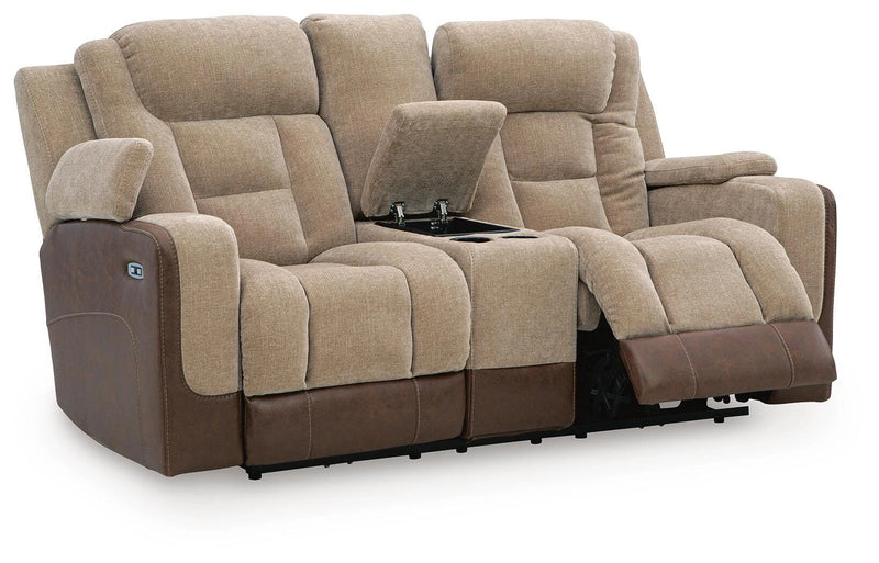 Ultimax Power Reclining Loveseat with Console
