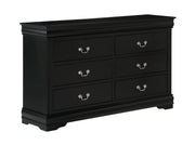 Crown Mark Furniture Louis Philip Dresser in Black image