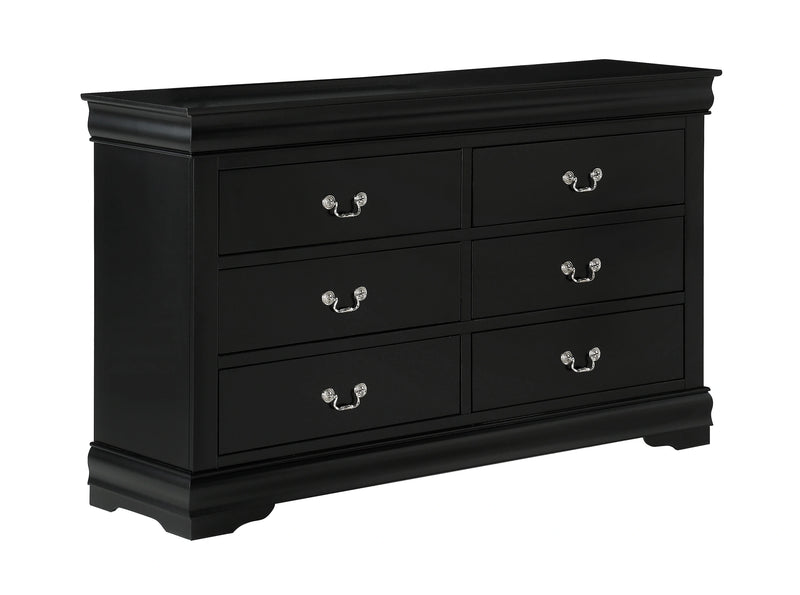 Crown Mark Furniture Louis Philip Dresser in Black image