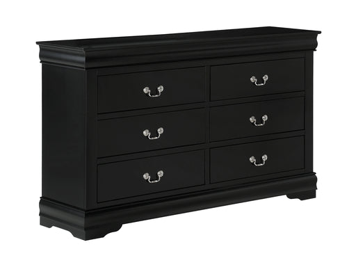 Crown Mark Furniture Louis Philip Dresser in Black image