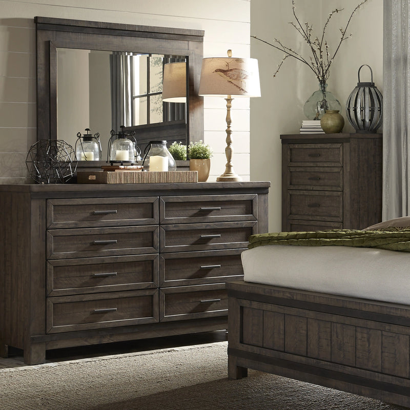 Thornwood Hills Two Sided Storage Bed, Dresser & Mirror, Chest, Night Stand image