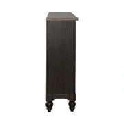 Americana Farmhouse Hall Buffet in Dusty Taupe & Black image