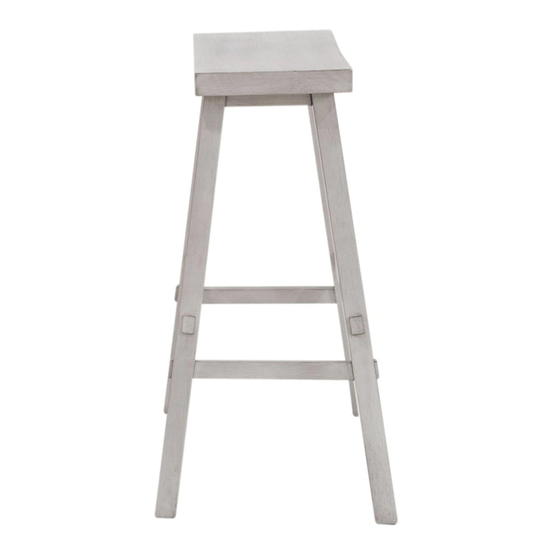 Creations 30 Inch Sawhorse Stool- White image