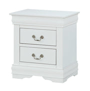 Crown Mark Louis Philip Nightstand in White image