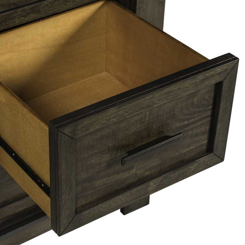 Thornwood Hills Two Sided Storage Bed, Dresser & Mirror, Night Stand image